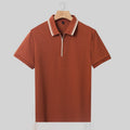 JEZRYLLE Short-sleeved T-shirt Lapel Casual Polo Shirt For Men