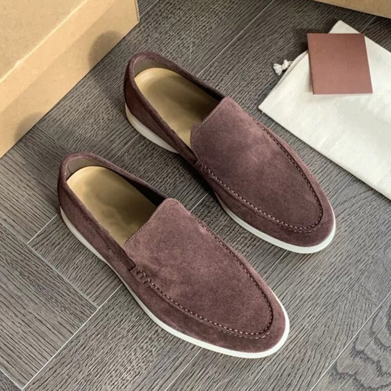 JEZRYLLE Summer Loafers Flat Casual Shoes For Men