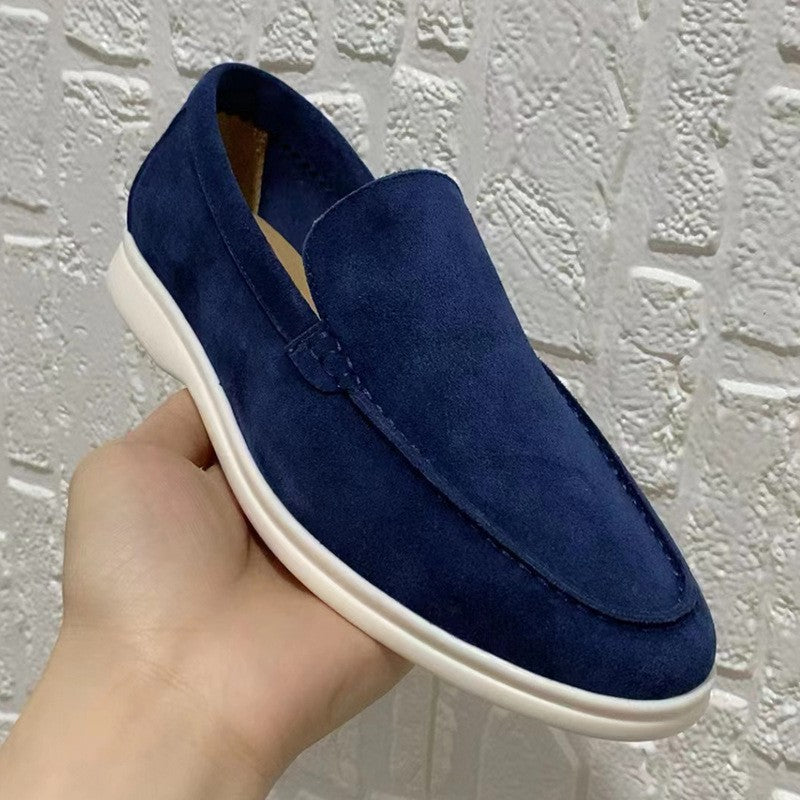 JEZRYLLE Summer Loafers Flat Casual Shoes For Men